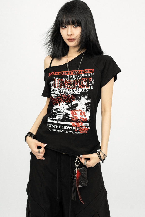 American Retro Summer Slim Top