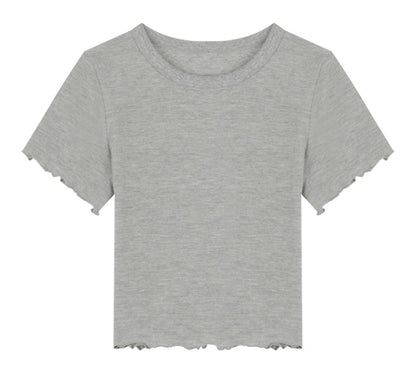 Bow Knit Vest With T-Shirt Set-Up