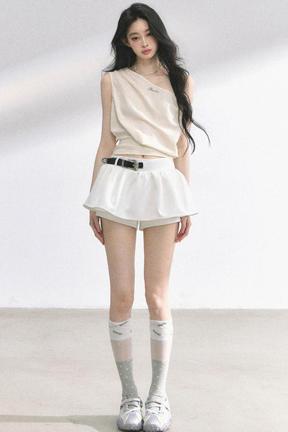 Manta Love Letter Shoulder Top