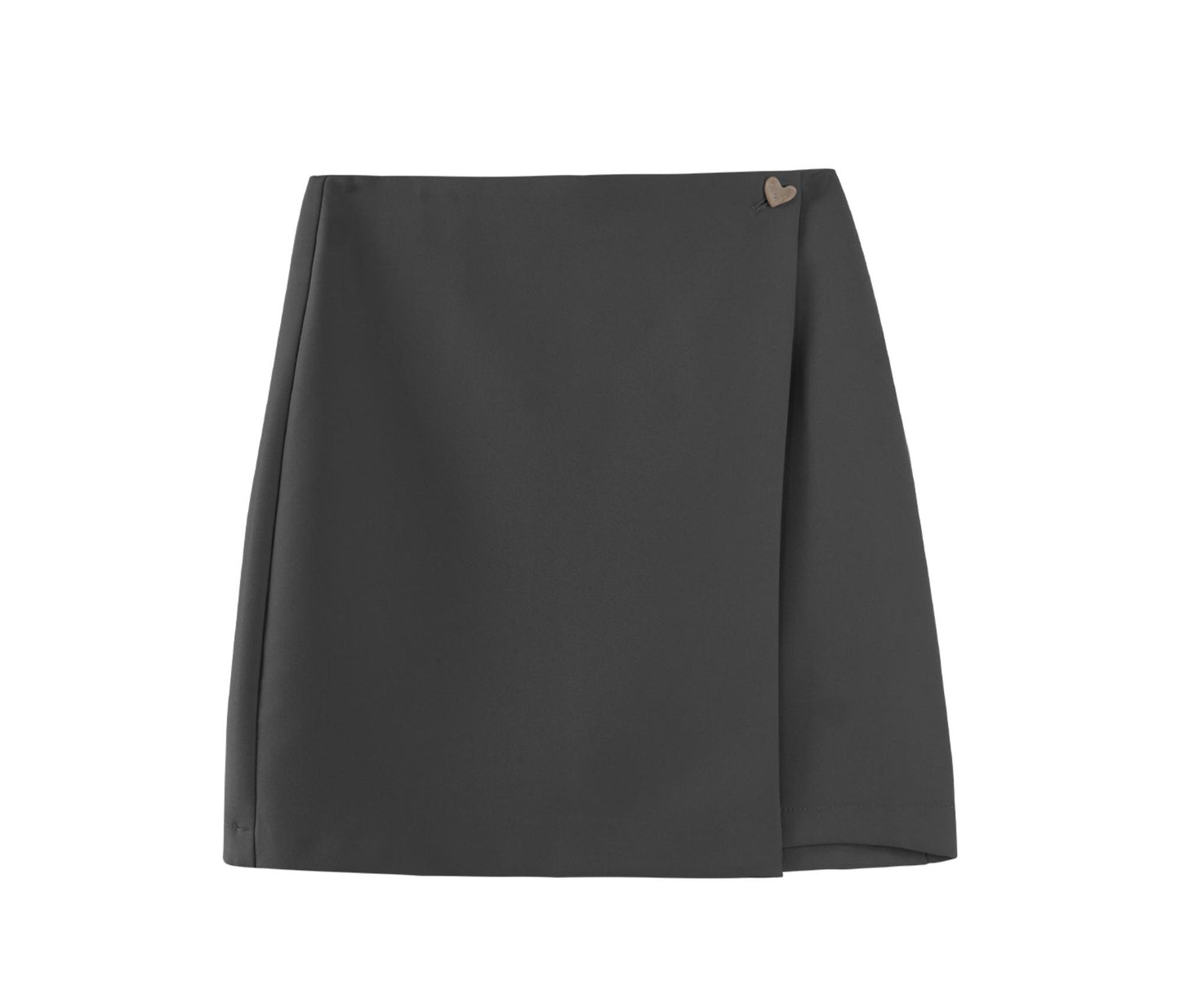Designer Khaki A-Line Skirt
