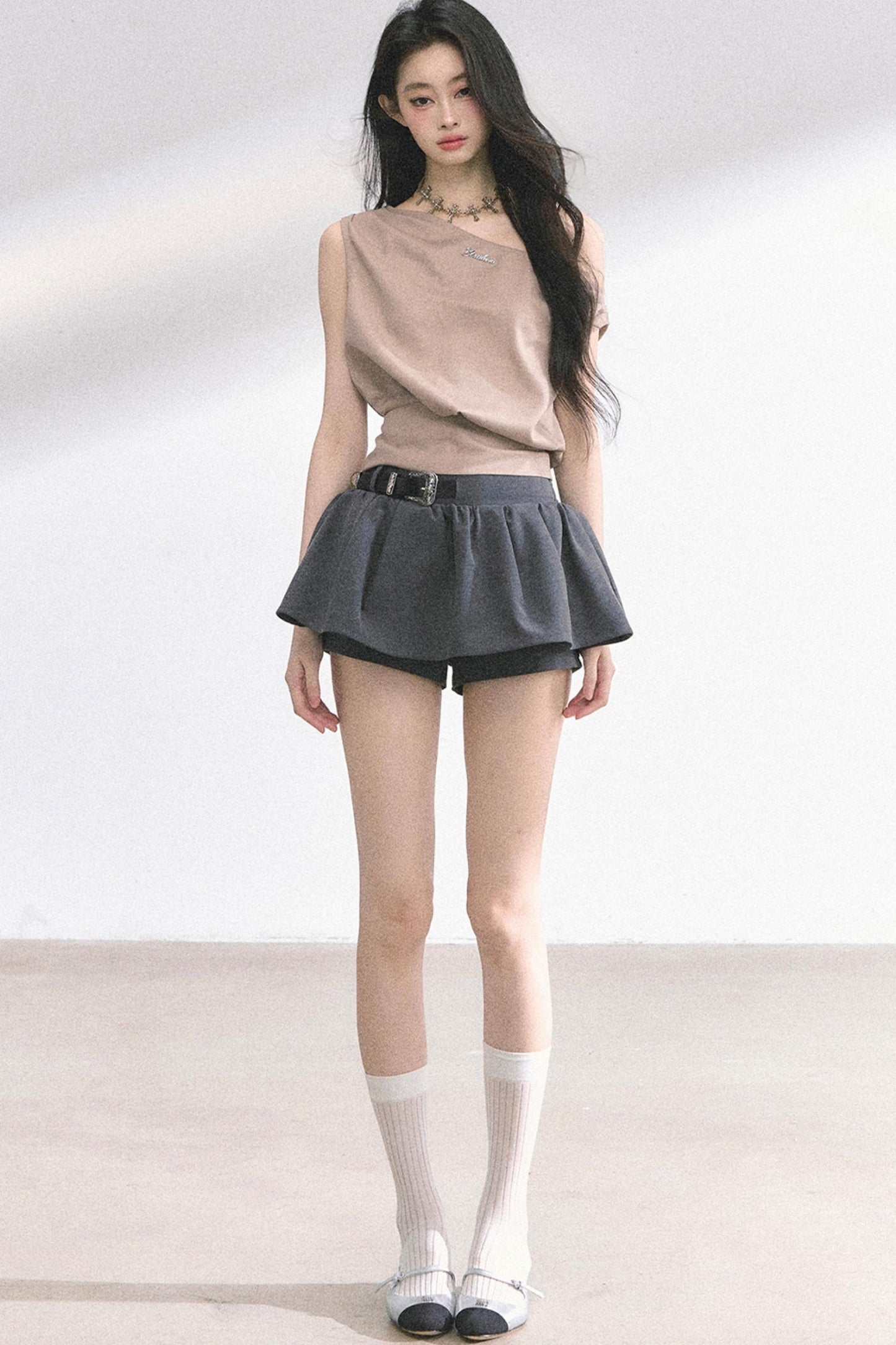 Manta Love Letter Shoulder Top