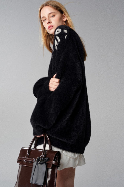 Gilded Dreams Jacquard Sweater