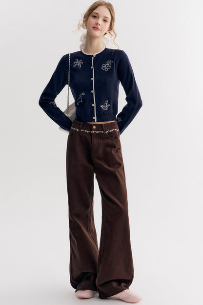 Dream Garden Embroidered Cardigan