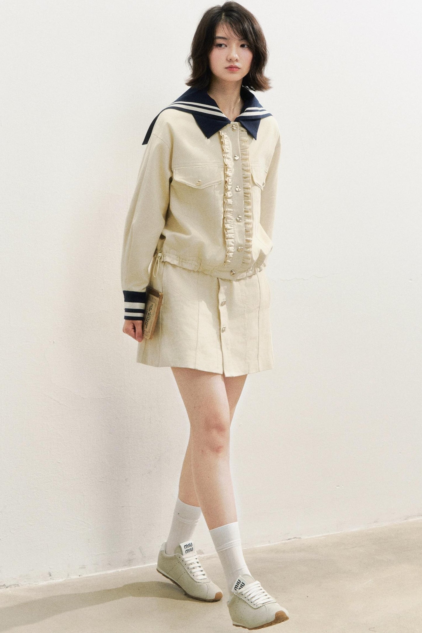 Navy Fashioned Jacket Set-Up