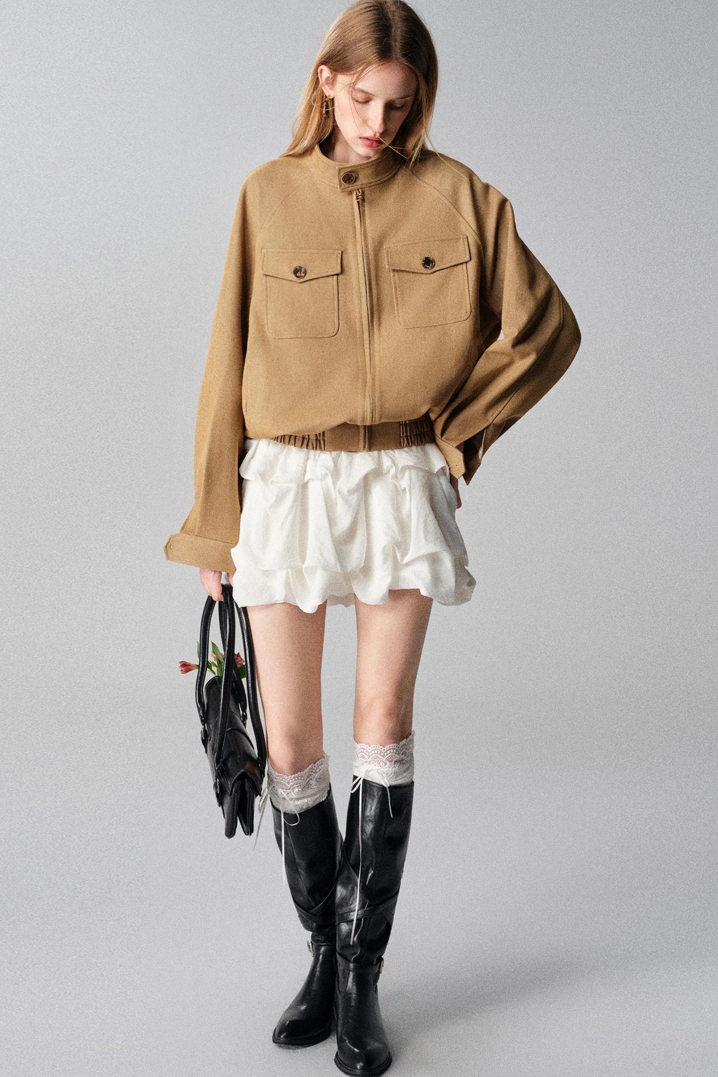 Sea Cappuccino Short Jacket