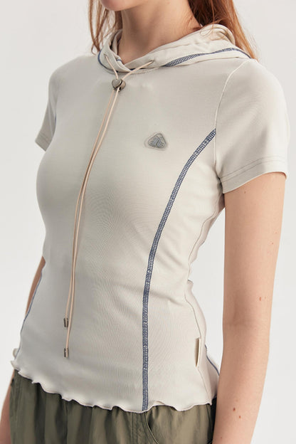 Cool Tech Hooded Short Sleeve T-Shirt