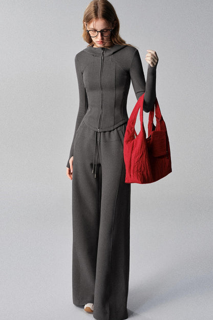 Corridor Set Hooded Sweatshirt Jacket & Pants Set-Up