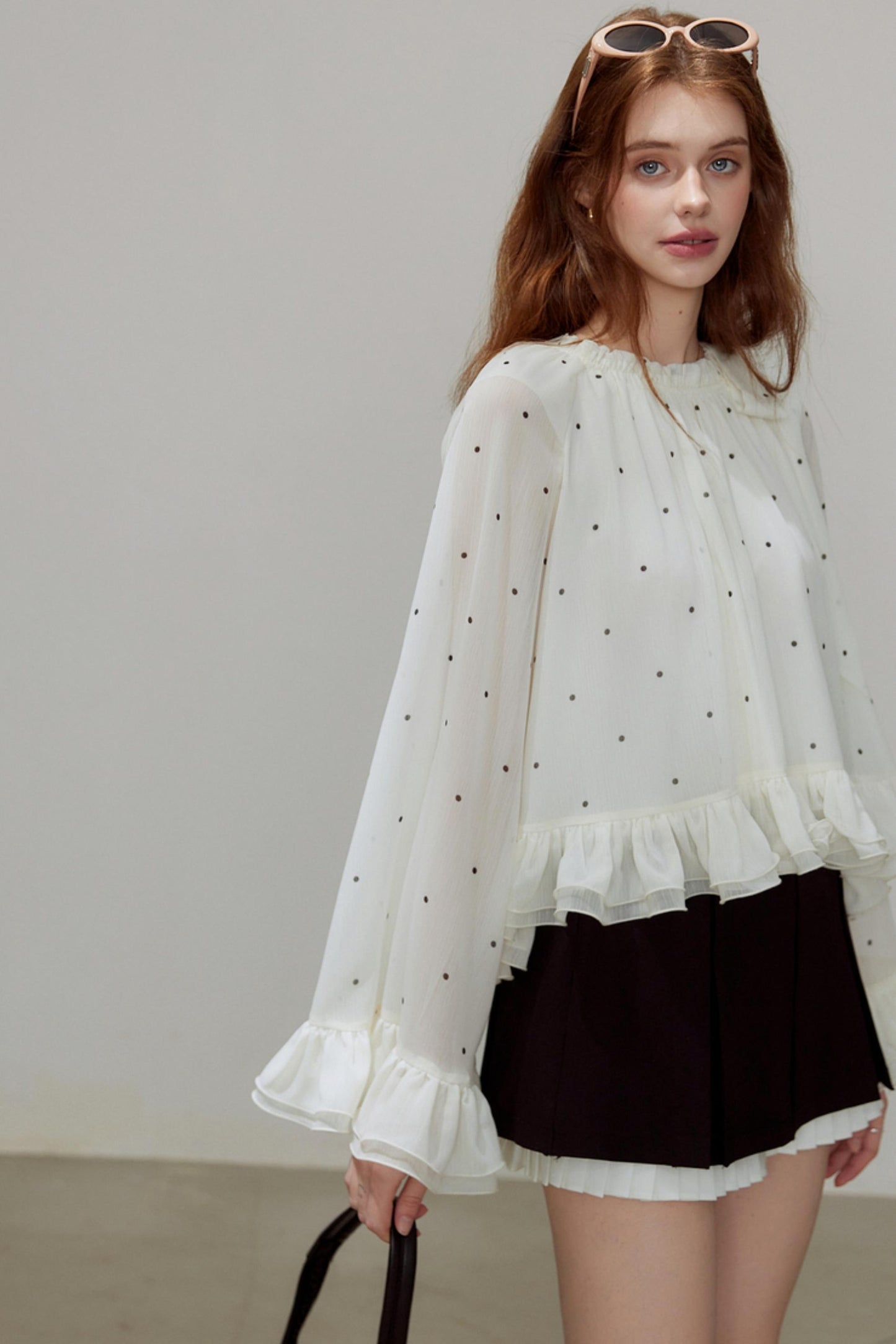 Autumn Pleated A-Line Skirt