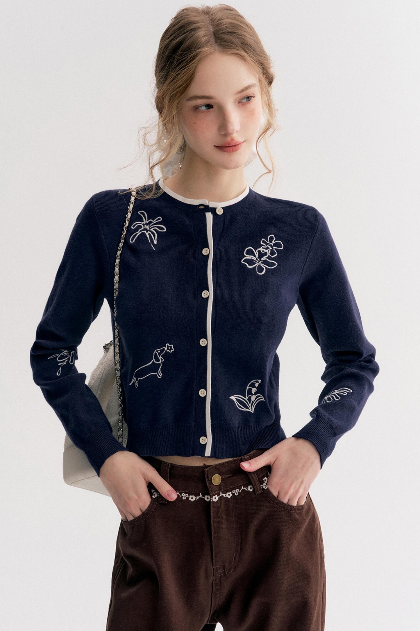 Dream Garden Embroidered Cardigan