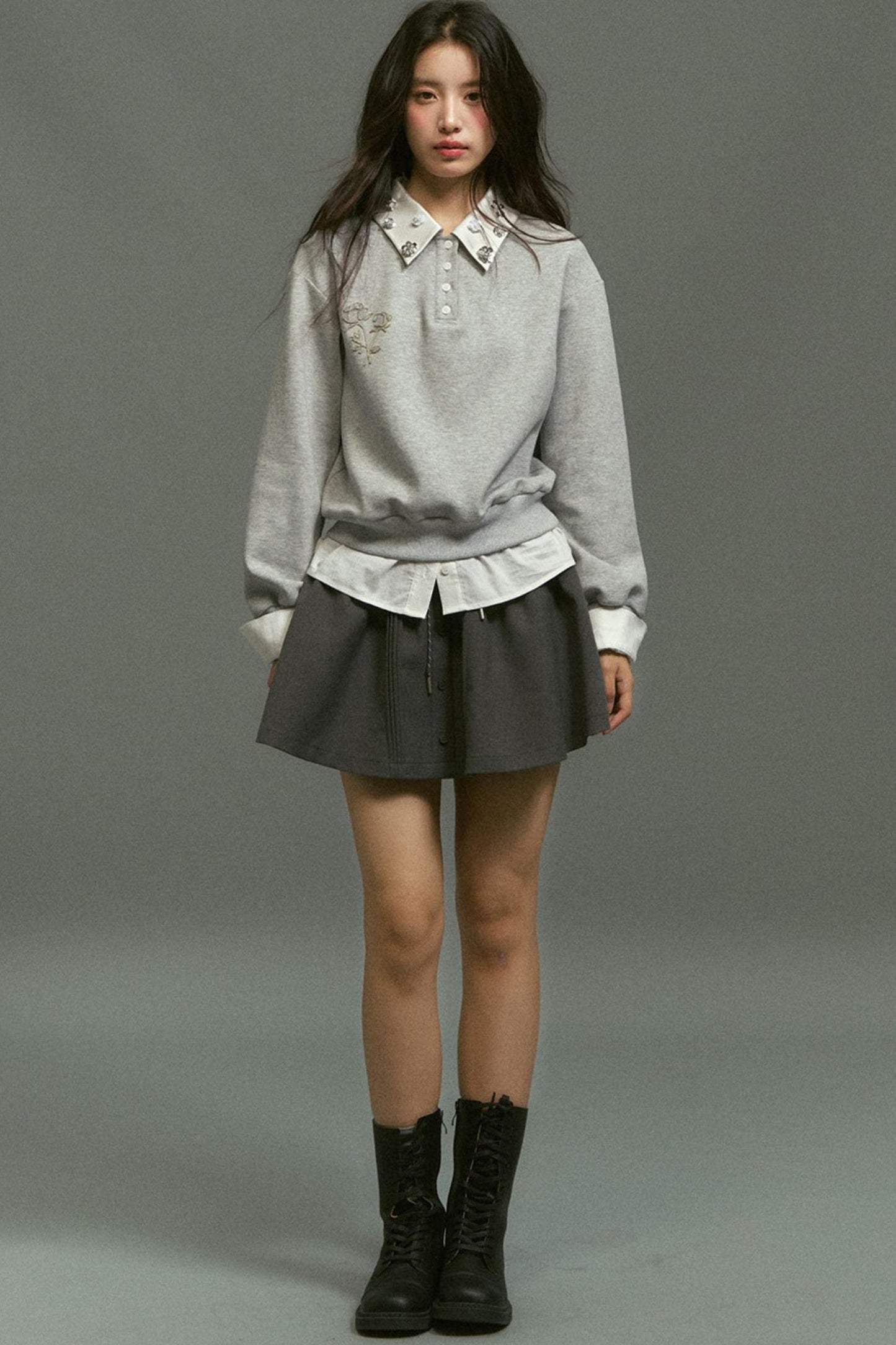 Rose Rhinestone Sweatshirt