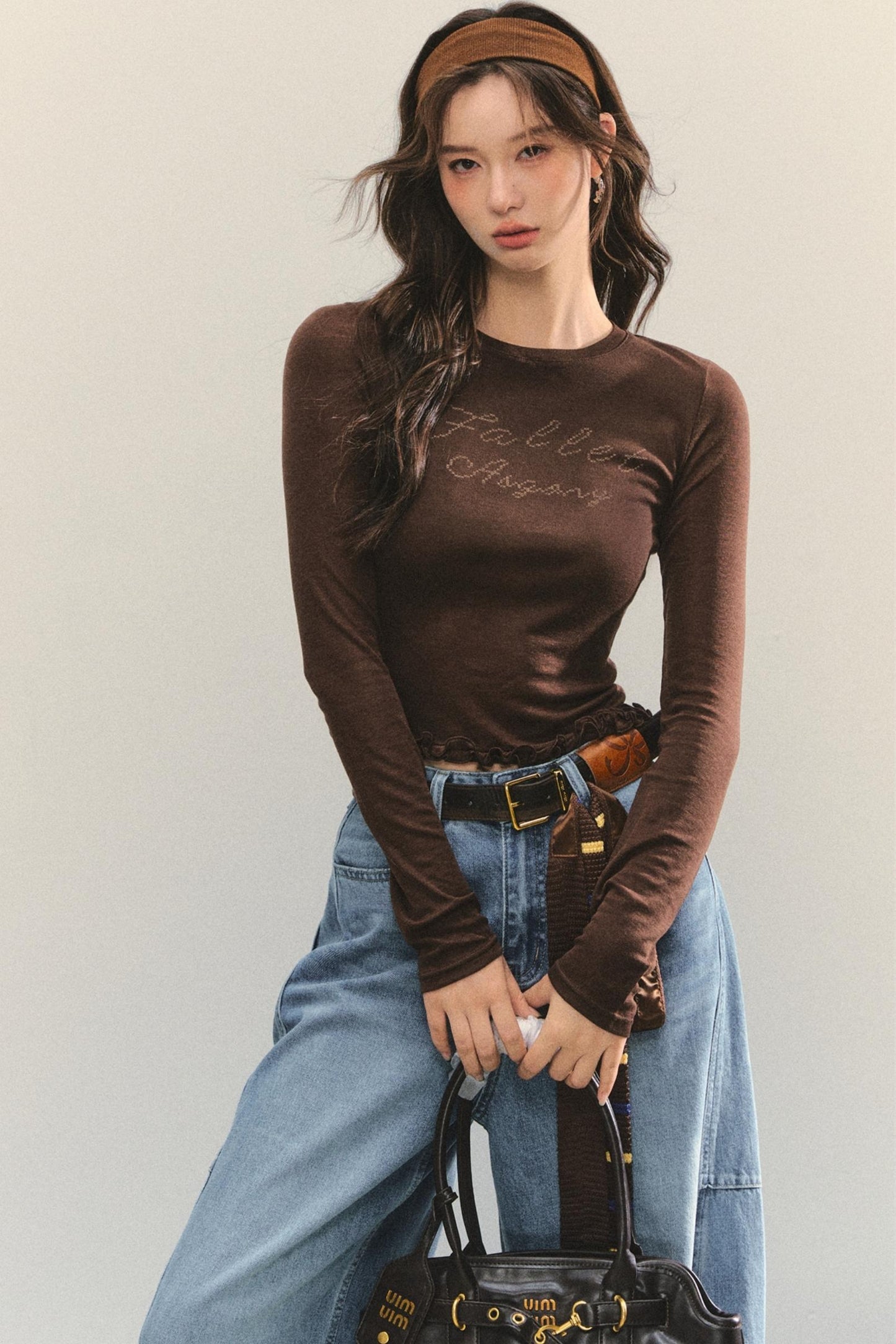 Slim Stitched Bolero Top