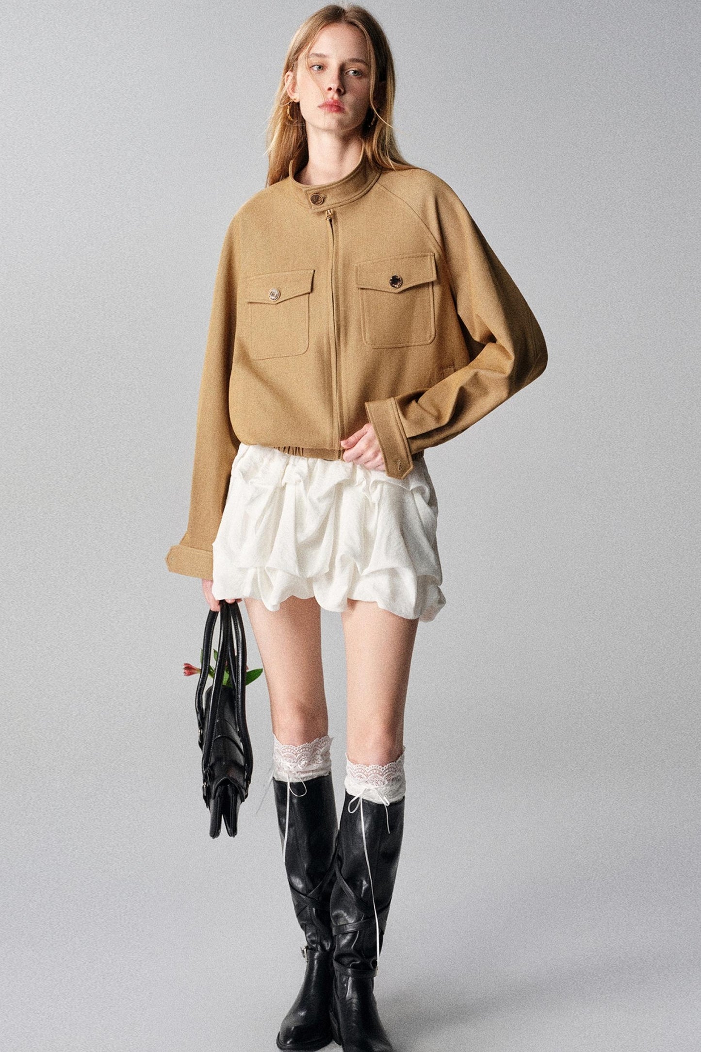 Sea Cappuccino Short Jacket