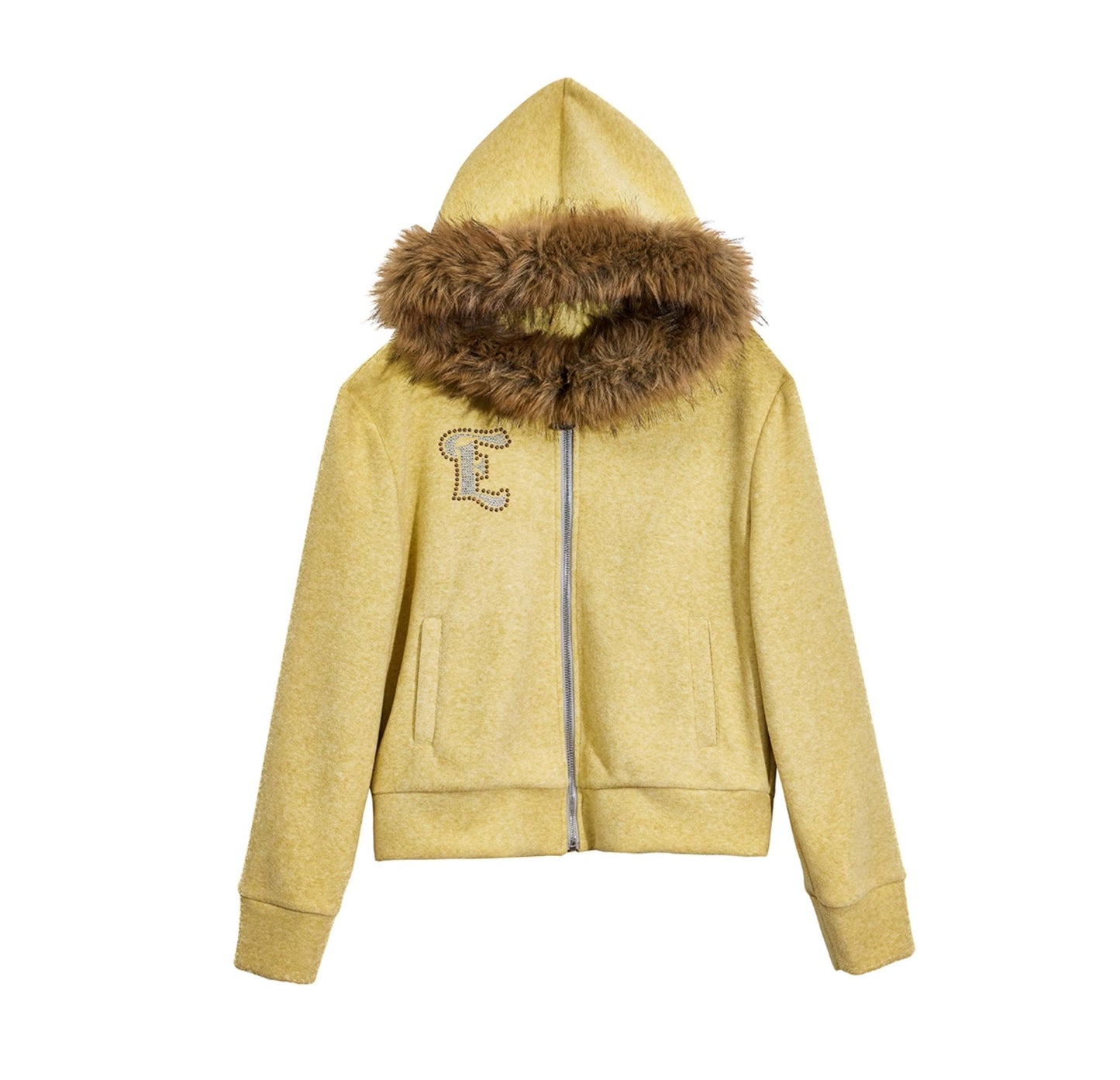 Autumn Fur Hooded Cardigan Jacket