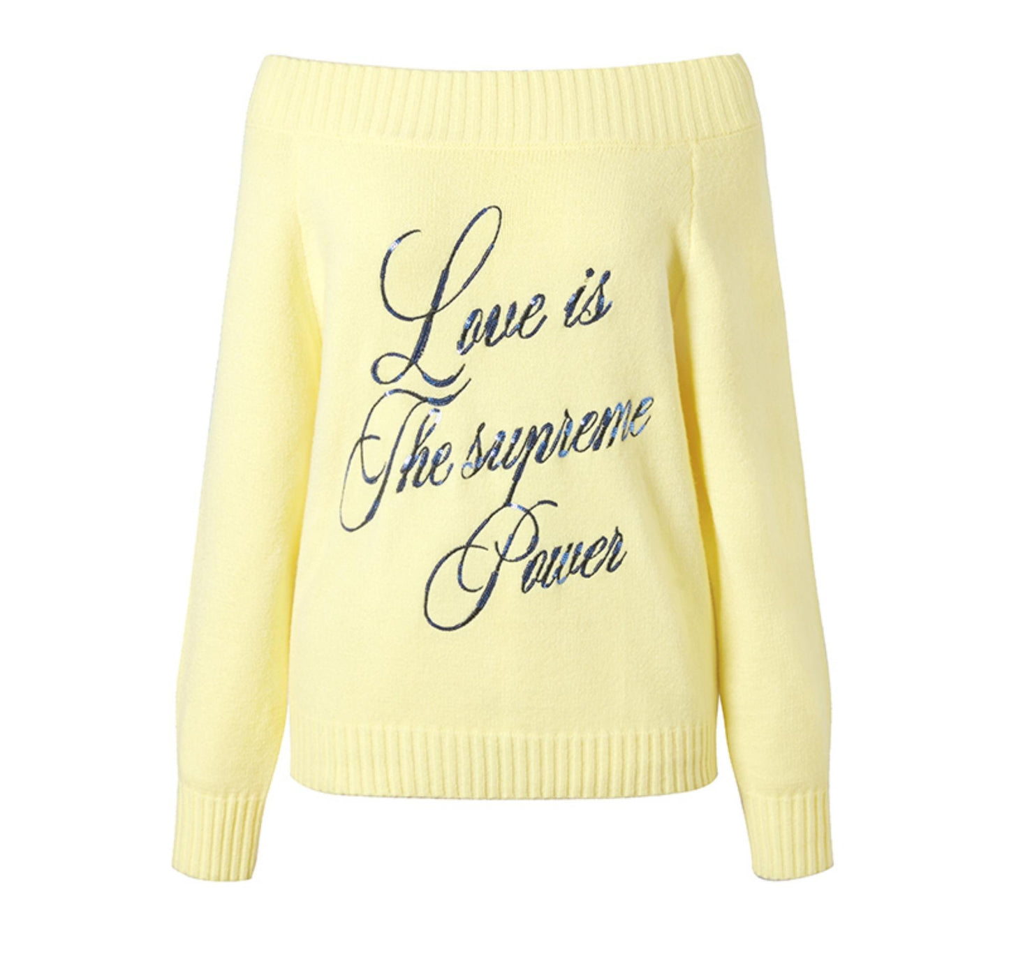 Soft Shoulder Slim Knit Sweater