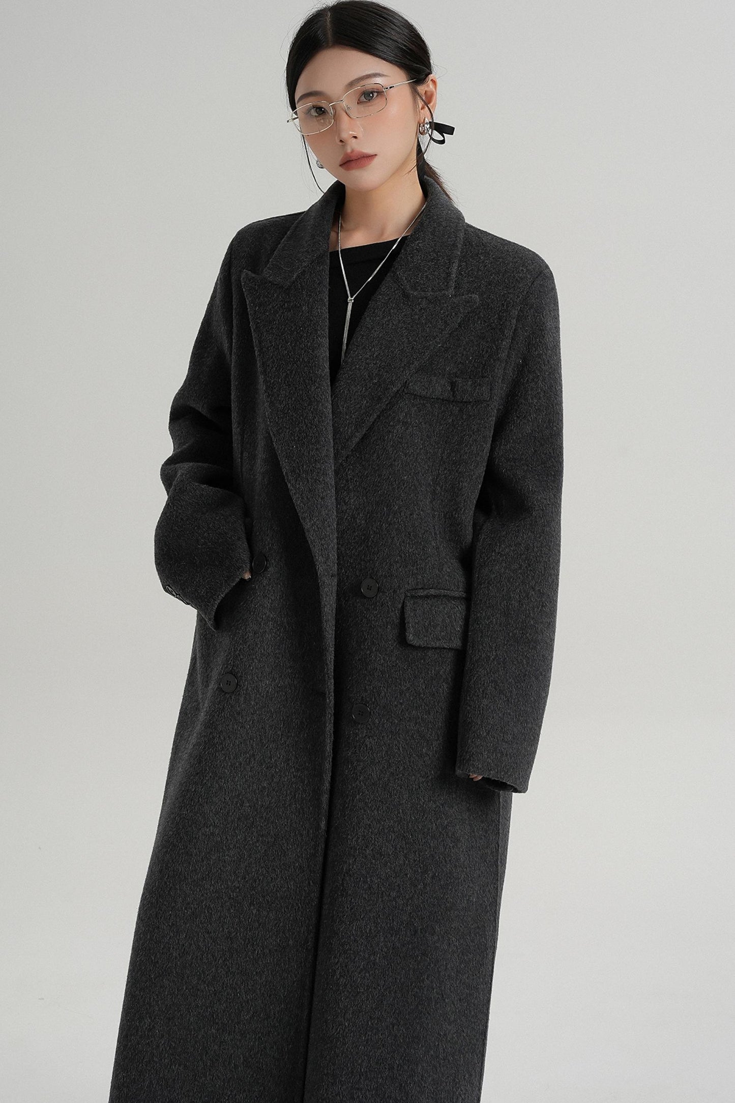Straight Wool Coat