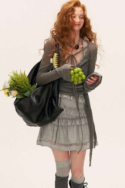 Patchwork Lace Camisole Dress