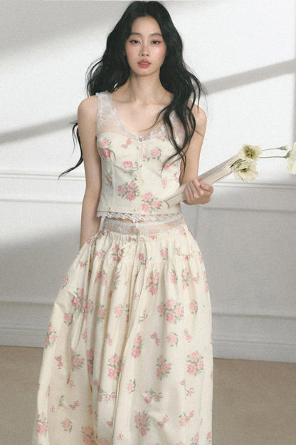 Fit Lace Detail Strap Top