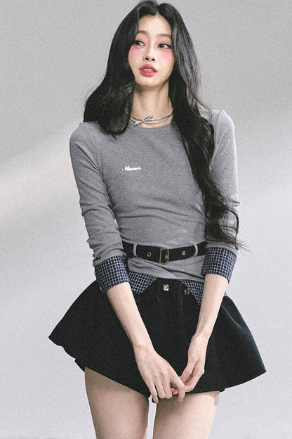 Luxury Plaid T-Shirt