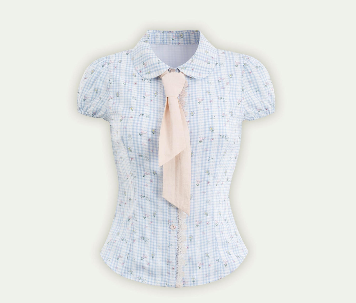 Holiday Floral Plaid Set