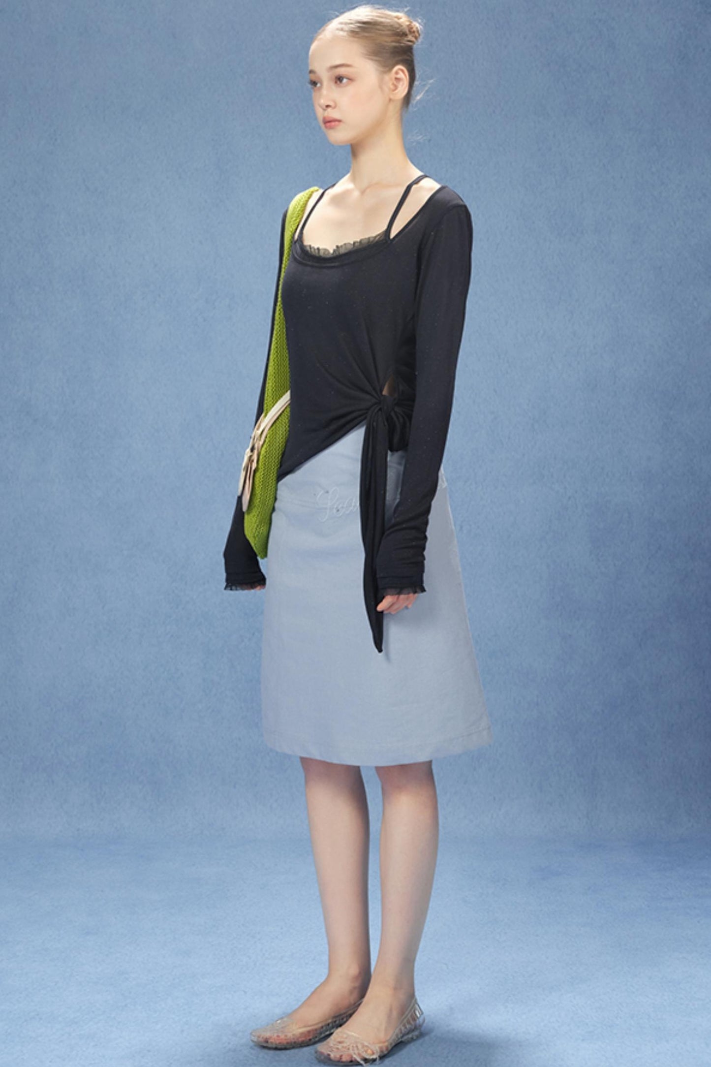 U-Neck Corset Top Set