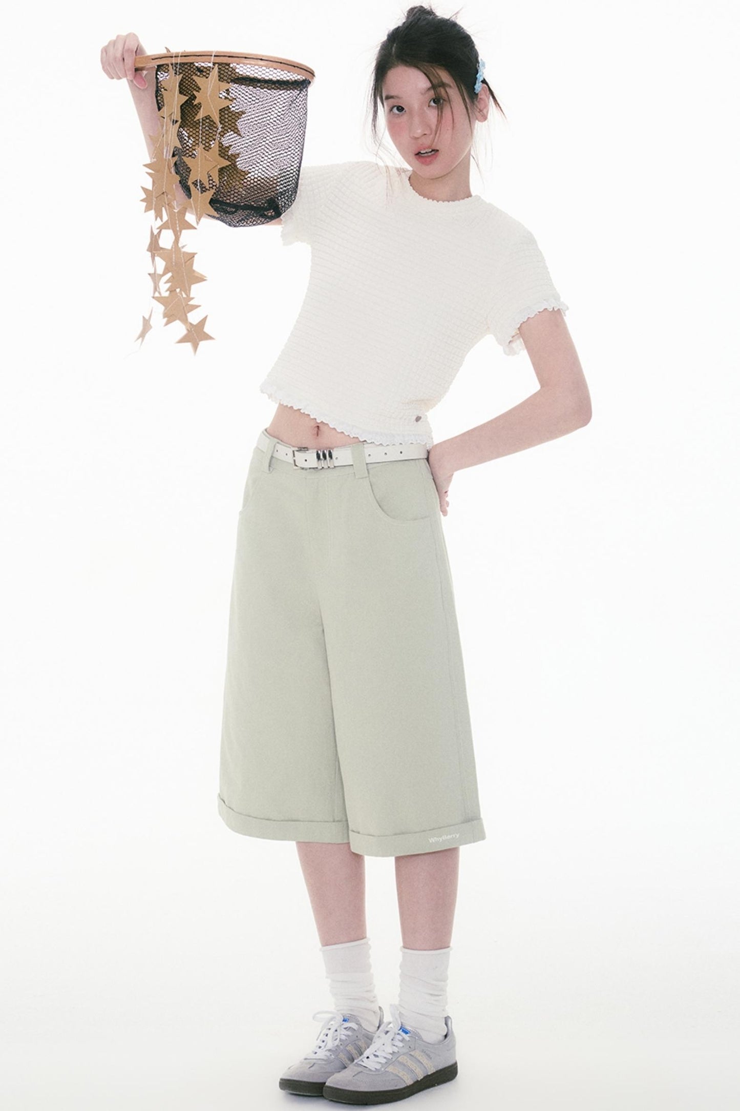 Berry Pineapple Ruffle Tee