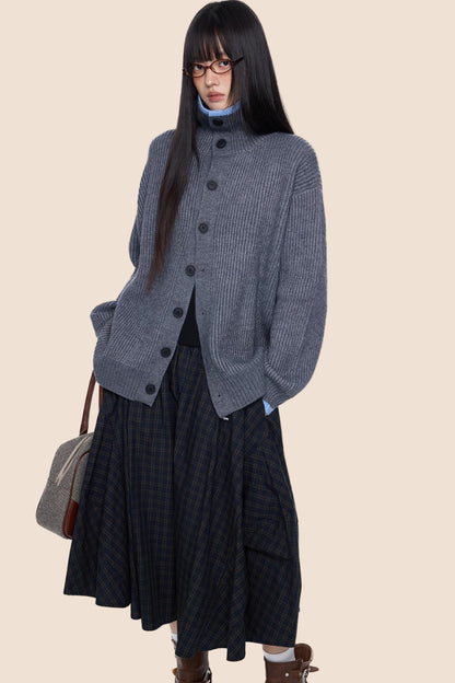 Vintage Stripe Knitted Cardigan