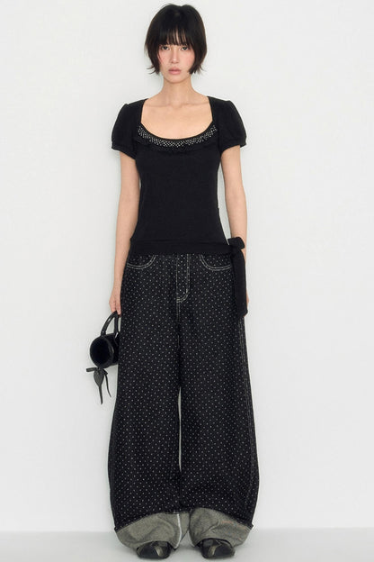 Sweet Summer Dots Skinny Pants