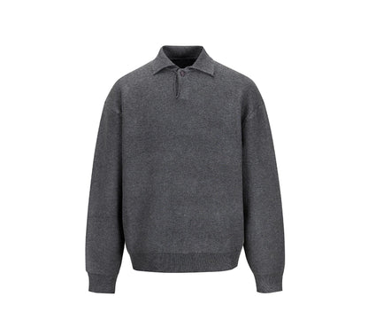 Basic Retro Loose Knit Jacket