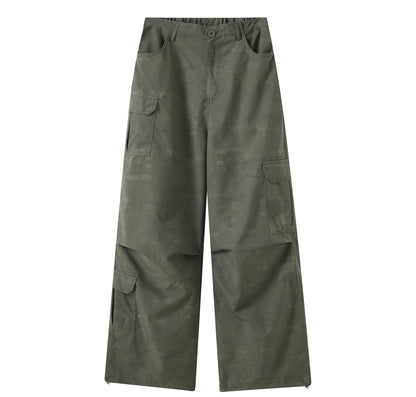 American Retro Camouflage Cargo Pants