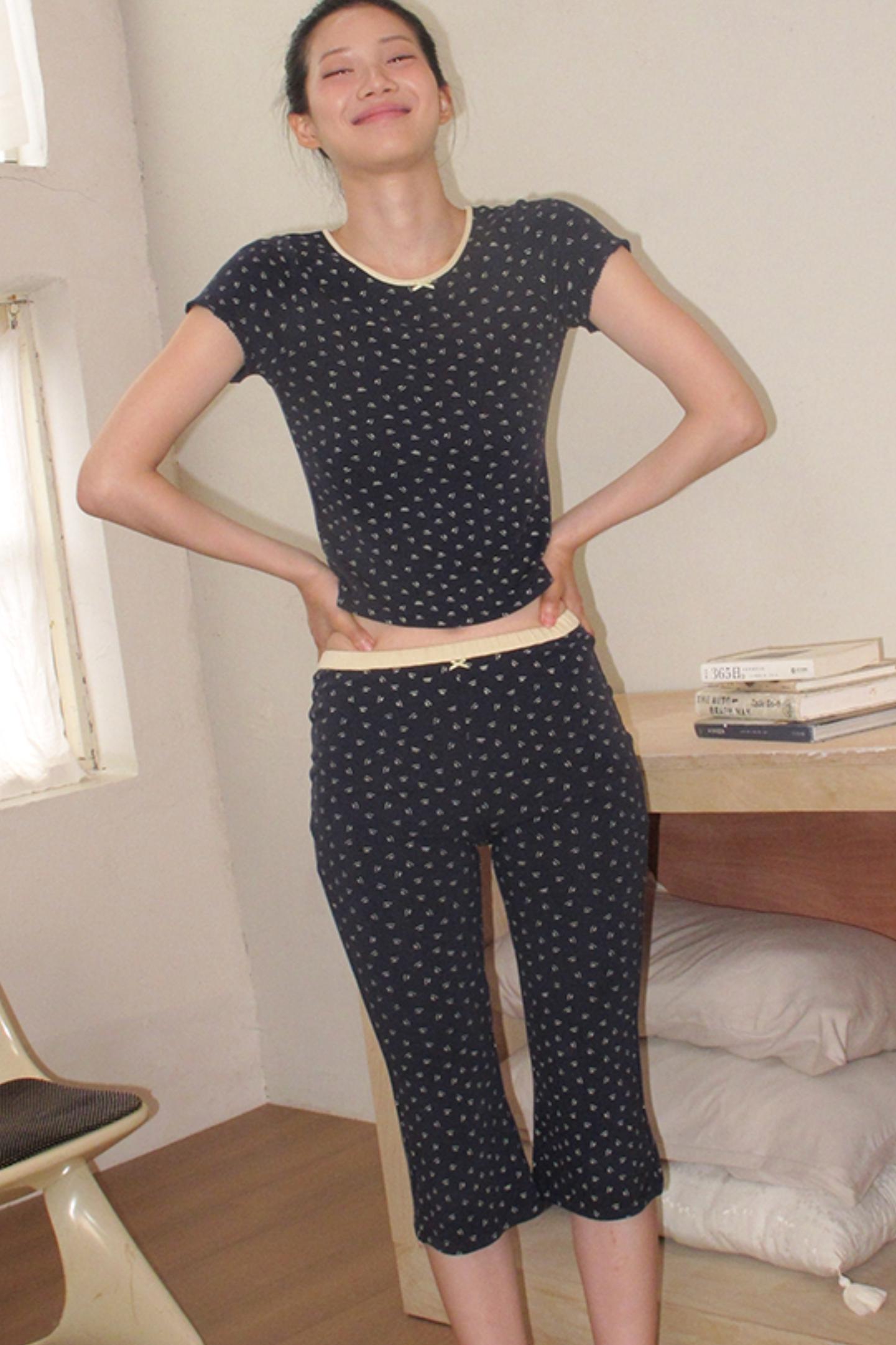 Forest Floral Short Sleeve T-Shirt Set-Up