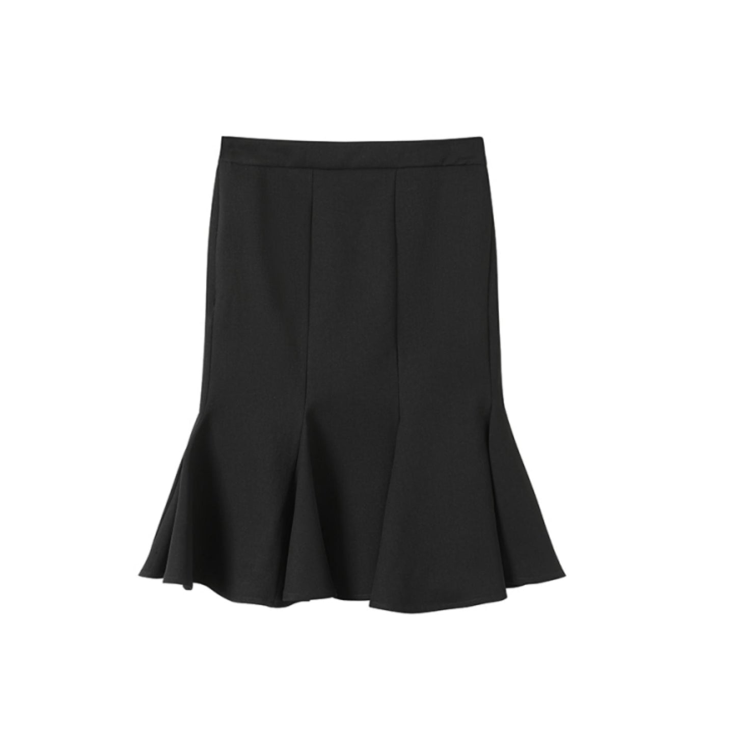 Classic High Waist Midi Skirt