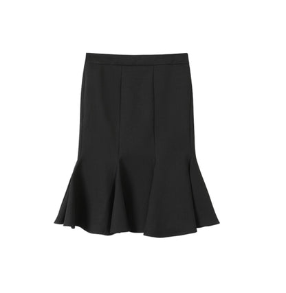 Classic High Waist Midi Skirt