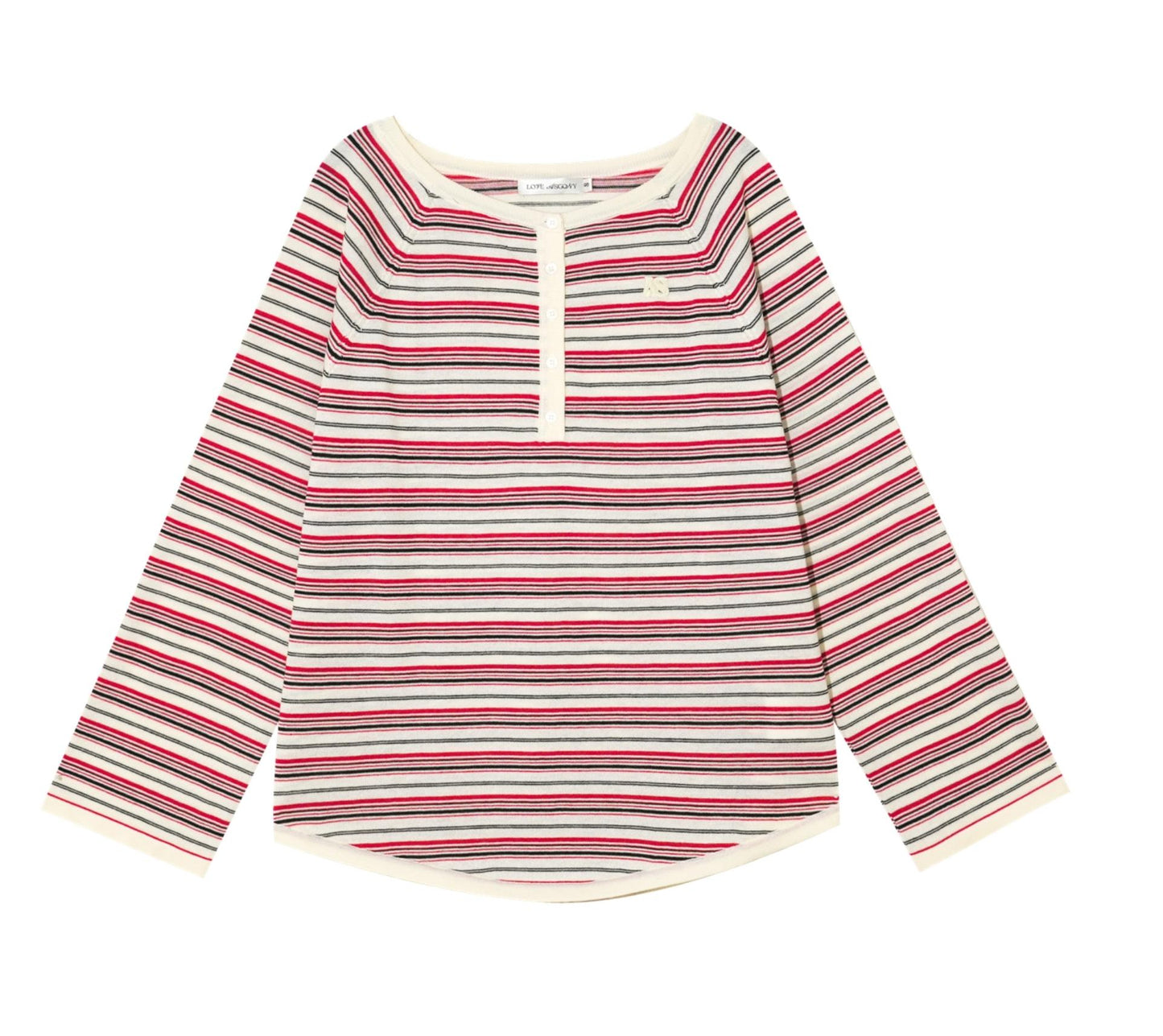 Striped Bow Tie T-Shirt Set-Up