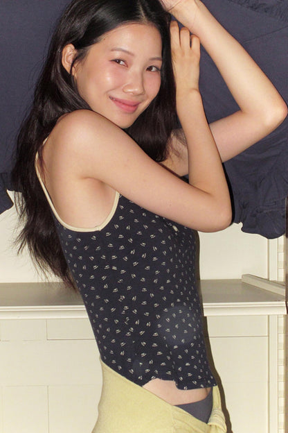 Floral Vest Shorts Set-Up