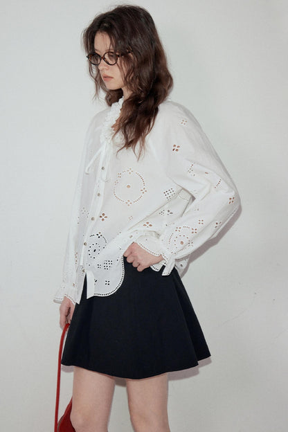 Autumn Elegance Long-Sleeve Shirt