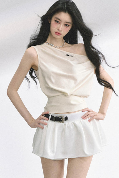 Manta Love Letter Shoulder Top