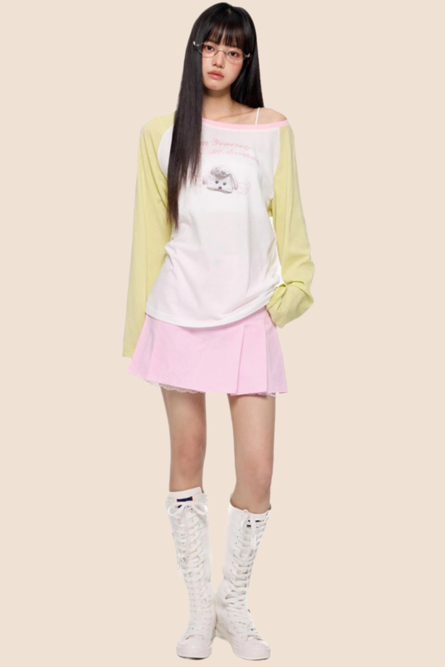 Color Block Sun Protection Smock Top