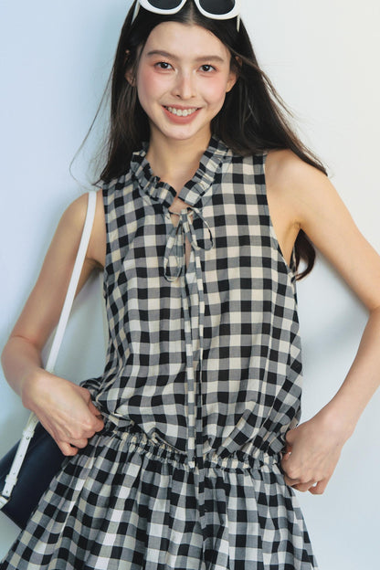 Plaid Mullet Dress