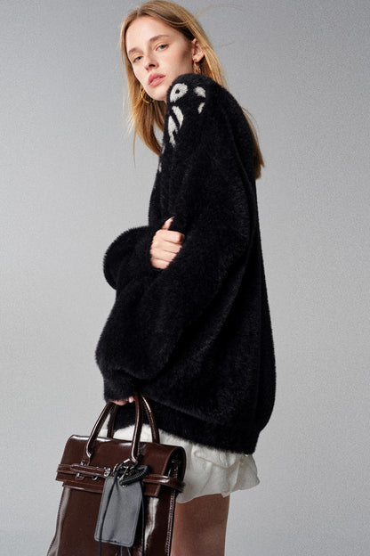 Gilded Dreams Jacquard Sweater