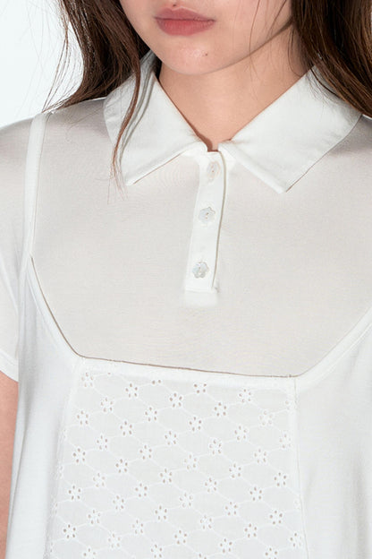 Summer Breathable Tencel Patchwork Dress Set