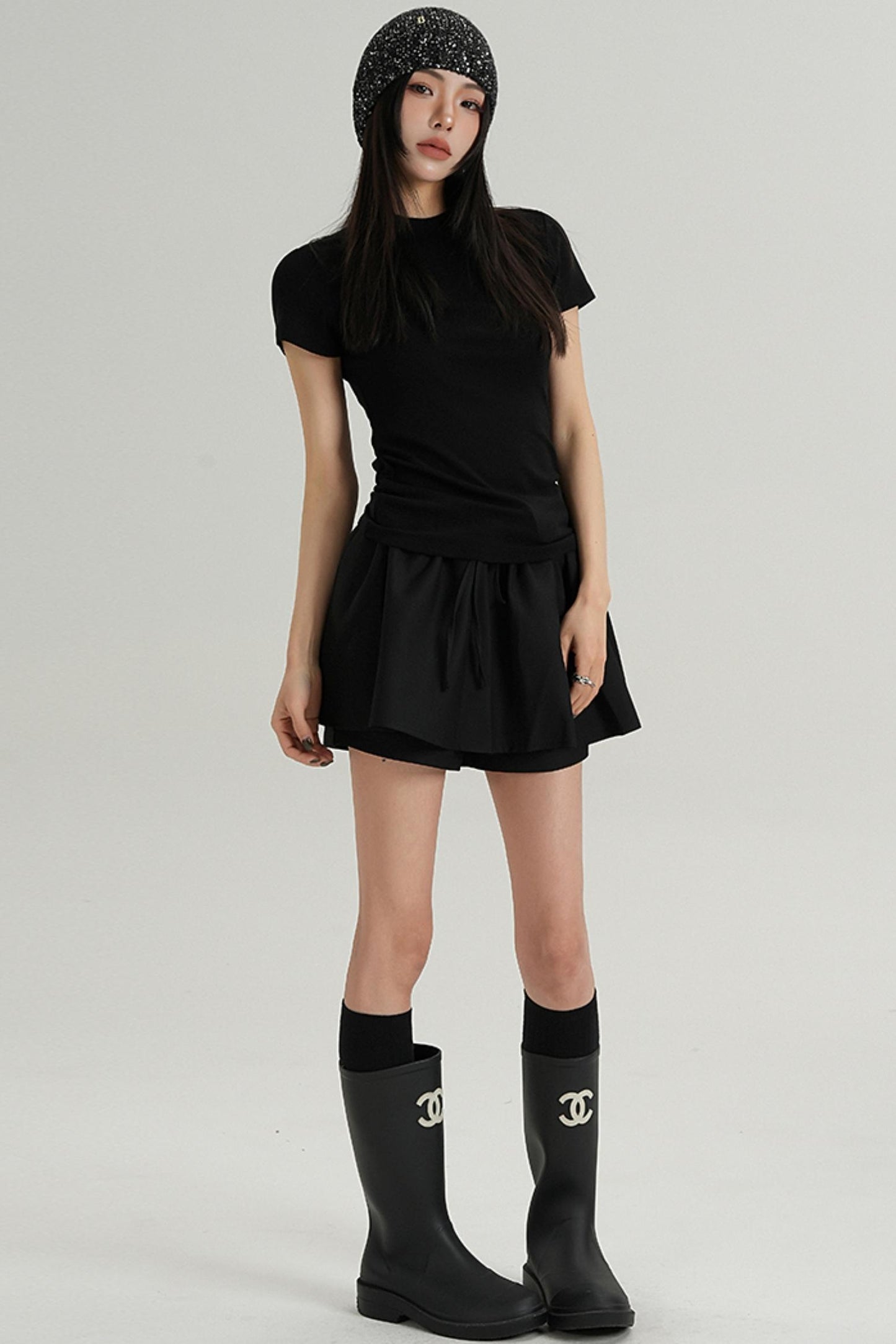 Elegant Short Sleeve Inner Top