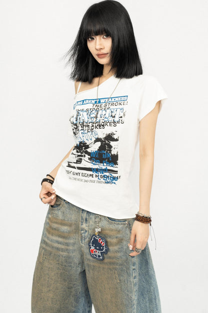 American Retro Summer Slim Top