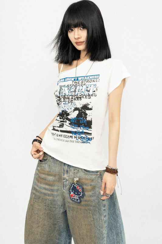 American Retro Summer Slim Top