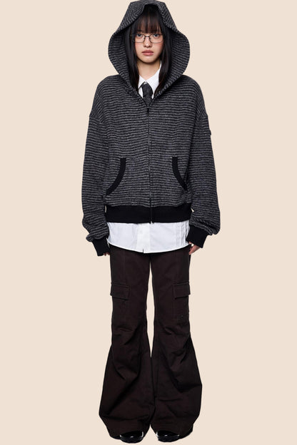 Lazy Vintage Rabbit Hooded Jacket