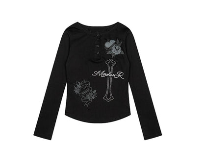 Autumn Retro Long Sleeve Tee