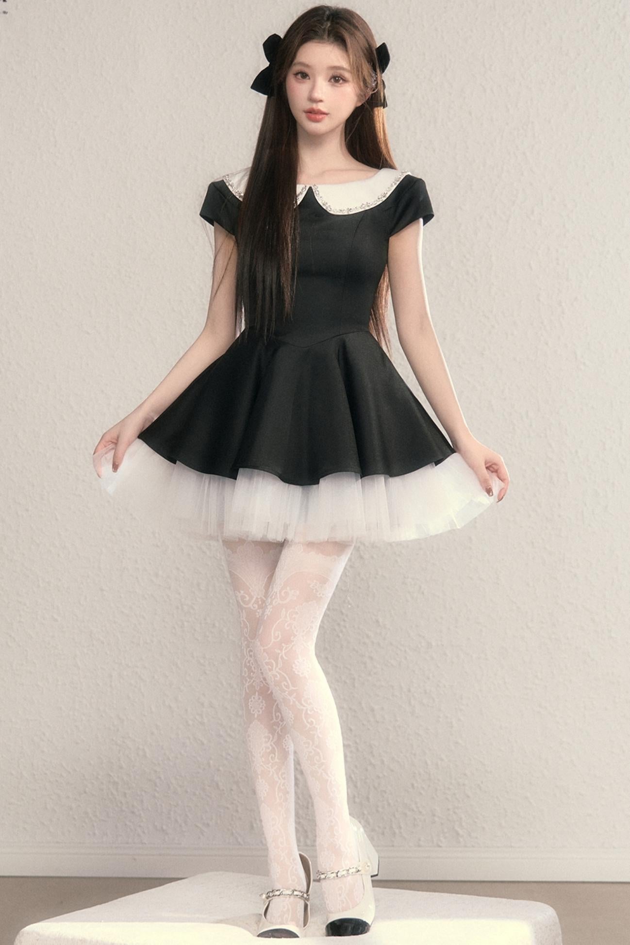 Blue Madeleine A-Line Princess Dress