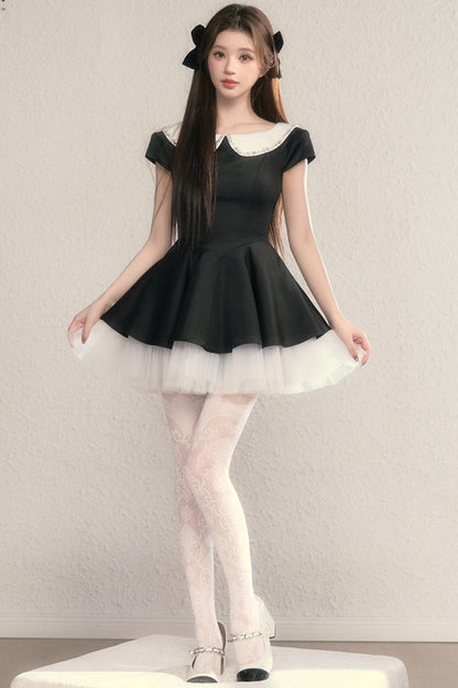 Blue Madeleine A-Line Princess Dress