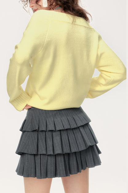 Multi-Layered Splicing Skirt