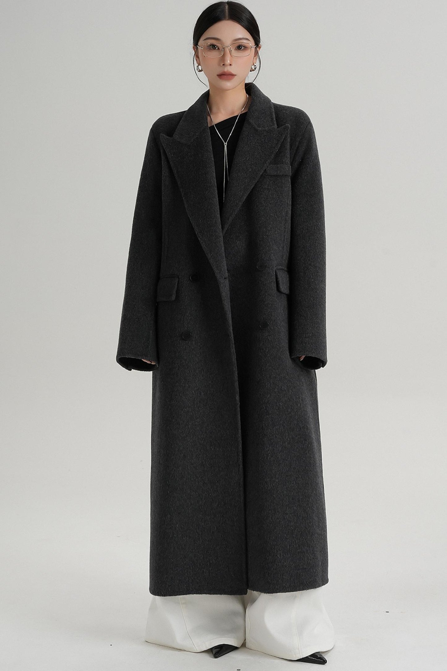 Straight Wool Coat