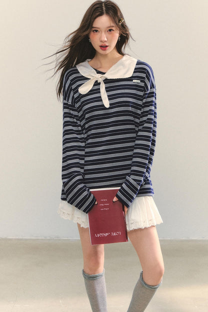 Striped Long Sleeve Top